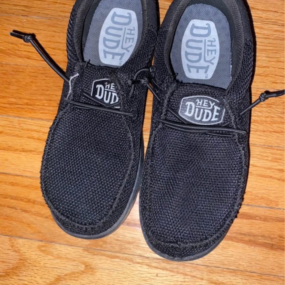 Hey Dude Boy Youth Black Loafers